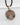 Norse Pendant with Valknut Symbol and Cubic Zirconia Bronze Handmade Jewelry - VarVar Jewelry