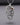 925 Silver Skull Necklace with Big Gem, Handcrafted Jewelry - VarVar Jewelry