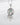 Unique round Egyptian pendant with snake, Ankh and green gem, handcrafted sterling silver jewelry - VarVar Jewelry