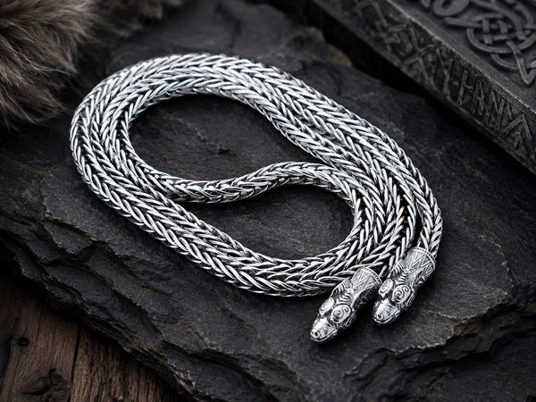 Viking silver chain for pendant