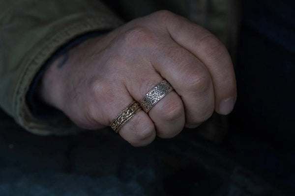 How to Stack Viking Rings: A Mixed-Metal Guide