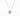 Gold Illusion Necklace with 0.1 ct round diamond