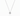Gold Solitaire Necklace with 0.1 ct round diamond