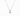 Gold Solitaire Necklace with 0.2 ct round diamond