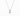 Gold Solitaire Necklace with 0.2 ct round diamond