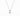 Gold Solitaire Necklace with 0.1 ct round diamond