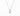 Gold Solitaire Necklace with 0.2 ct round diamond