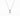 Gold Solitaire Necklace with 0.08 ct round diamond