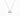 Gold Solitaire Necklace with 0.04 ct round diamond