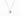 Gold Solitaire Necklace with 0.04 ct round diamond