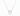 Gold Minimalism Necklace with 0.09 ct round diamonds