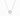 Gold Minimalism Necklace with 0.09 ct round diamonds