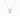 Gold Solitaire Necklace with 0.5 ct round diamond