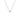 Gold Solitaire Necklace with 0.1 ct round diamond