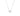 Gold Solitaire Necklace with 0.1 ct round diamond