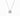 Gold Solitaire Eternity Necklace with 0.1 ct round diamond