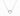 Gold Minimalism Necklace with 0.09 ct round diamonds