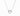 Gold Minimalism Necklace with 0.09 ct round diamonds