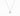 Gold Solitaire Necklace with 0.17 ct princess diamond