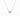 Gold Illusion Necklace with 0.09 ct round diamonds