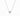 Gold Illusion Necklace with 0.09 ct round diamonds
