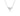 Gold Solitaire Necklace with 0.3 ct heart diamond