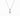 Gold Solitaire Necklace with 0.3 ct oval diamond