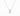 Gold Solitaire Necklace with 0.3 ct princess diamond