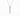 Gold Solitaire Necklace with 0.3 ct baguette diamond