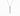 Gold Solitaire Necklace with 0.3 ct baguette diamond