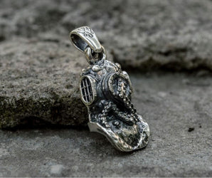 Atmospheric Diving Suit Pendant Sterling Silver Jewelry