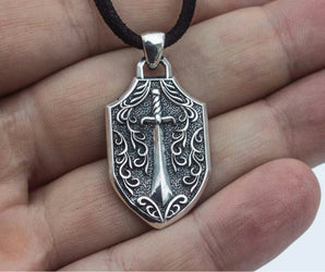 Pendant with Skull Sterling Silver Handmade Jewelry