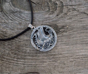 Drakkar Pendant Sterling Silver Handmade Jewelry