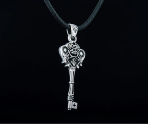 Fashion Key Pendant Sterling Silver Jewelry