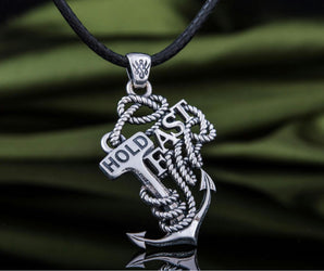 Anchor Pendant Sterling Silver Sailor Jewelry