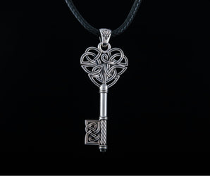 Handmade Key Pendant Sterling Silver Jewelry