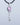 Key Pendant with Pink Gem Sterling Silver Jewelry - VarVar Jewelry