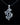 Keyhole Pendant with Flowers Ornament Sterling Silver Handmade Jewelry - VarVar Jewelry