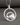 Minimalistic Round 925 Silver Pendant with Mountains and Gems, Unique Fashion Jewelry - VarVar Jewelry