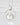 Minimalistic Round 925 Silver Pendant with Orchid Flower and Gems, Unique Fashion Jewelry - VarVar Jewelry