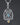 925 Silver Ukrainian Trident Pendant with Blue and Yellow gem, Made in Ukraine Jewelry - VarVar Jewelry