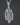 925 Silver Ukrainian Trident Pendant with Blue and Yellow gem, Made in Ukraine Jewelry - VarVar Jewelry
