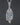925 Silver Ukrainian Trident Pendant with Blue and Yellow gem, Made in Ukraine Jewelry - VarVar Jewelry
