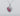 Strawberry Pendant with Gems, 925 Silver