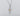 Candle Flame Citrine Pendant with wax Droplets, Rhodium plated 925 silver