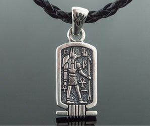 Anubis Pendant Sterling Silver Egypt Jewelry