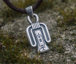 Tyet Amulet Pendant Sterling Silver Egypt Jewelry