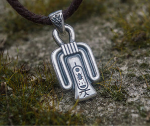 Tyet Amulet Pendant Sterling Silver Egypt Jewelry