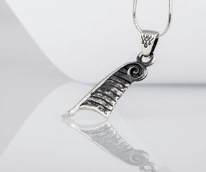 Maat Symbol Pendant Sterling Silver Egypt Jewelry