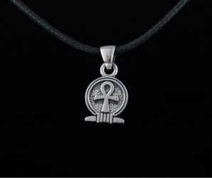 Ankh Amulet Pendant Sterling Silver Egypt Unique Jewelry